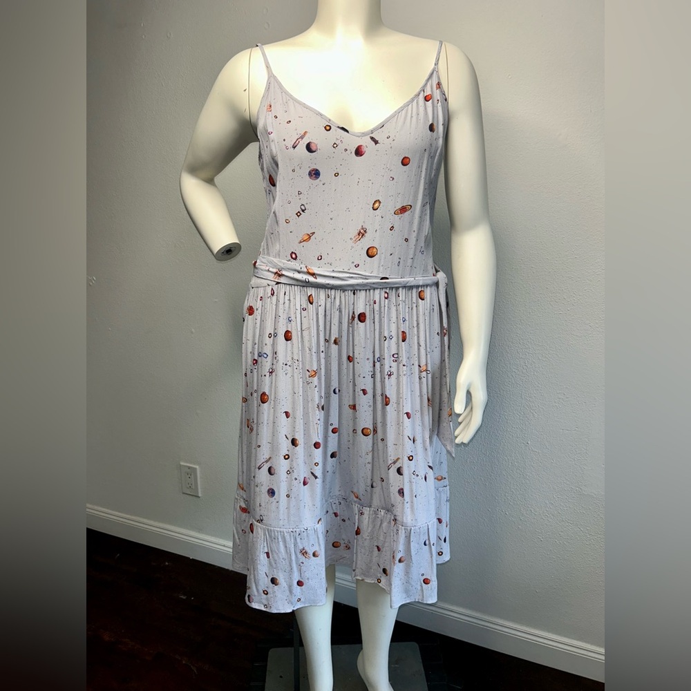 Kindom Intergalactic Space Planet Pattern Dress A… - image 4